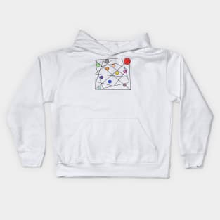 ABSTRACT SOLAR SYSTEM Kids Hoodie
